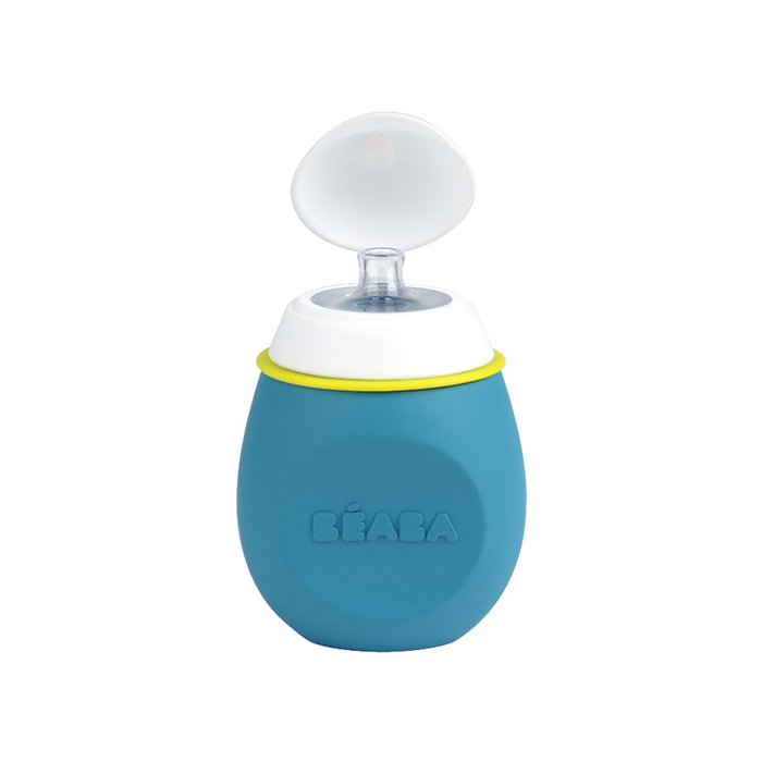 Поильник детский из силикона BABYSQUEEZ' 2 IN 1 BLUE