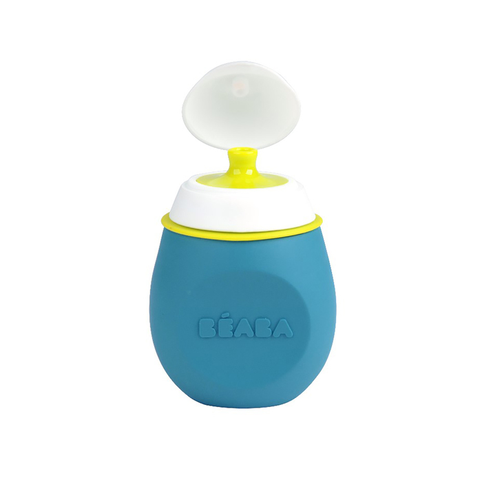 Поильник детский из силикона BABYSQUEEZ' 2 IN 1 BLUE