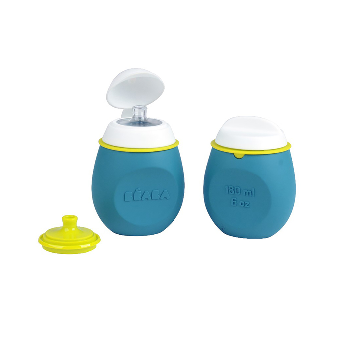 Поильник-контейнер детский из силикона SET BABYSQUEEZ' &PORTION