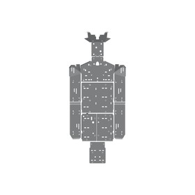 

Защита днища, CAN-AM Commander MAX, 1000, 2015-, AL 4 мм
