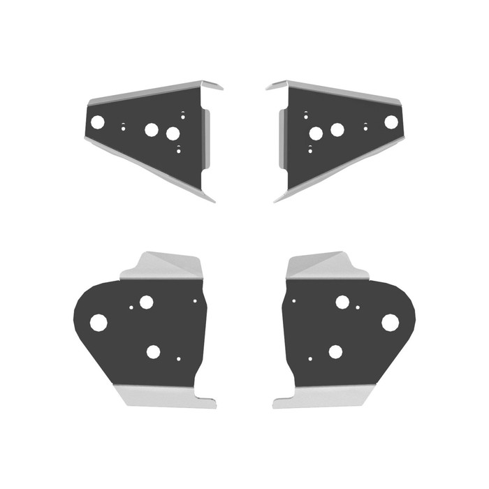 Защита порогов KAWASAKI BruteForce KVF, 750, 2006-2012, AL 4 мм