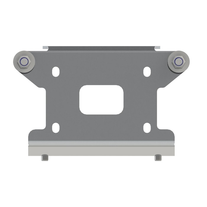 Площадка для крепления лебедки, YAMAHA Kodiak 700/ Grizzly 700, 2016 -, AL 4 мм