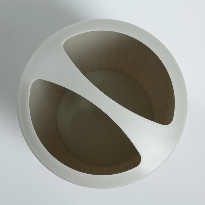 Подставка д/зуб.щёт. "Вязаное плетение", цвет светло-серый