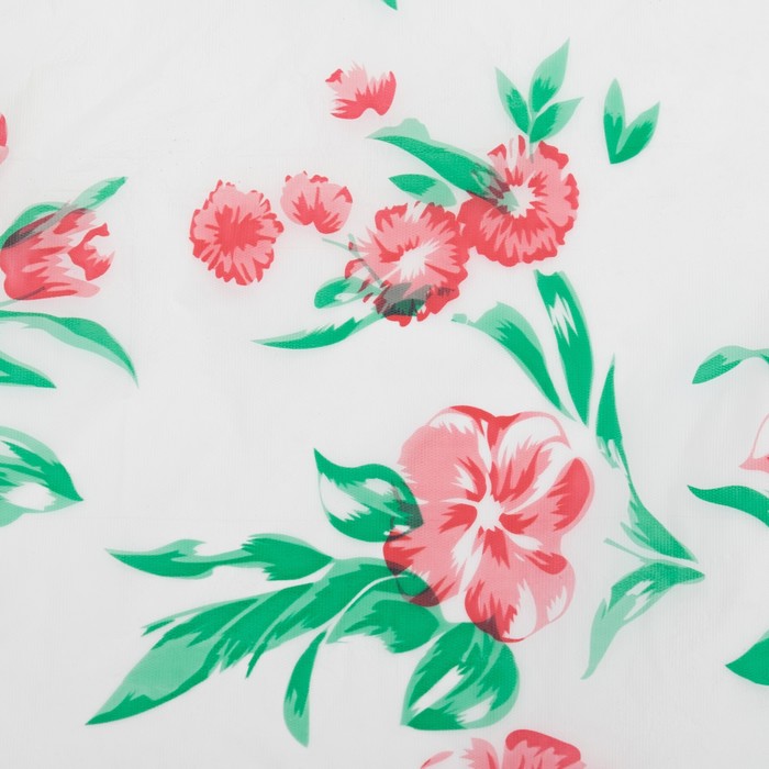 Скатерть для дачи Хозяюшка Гибискус 160×160 см