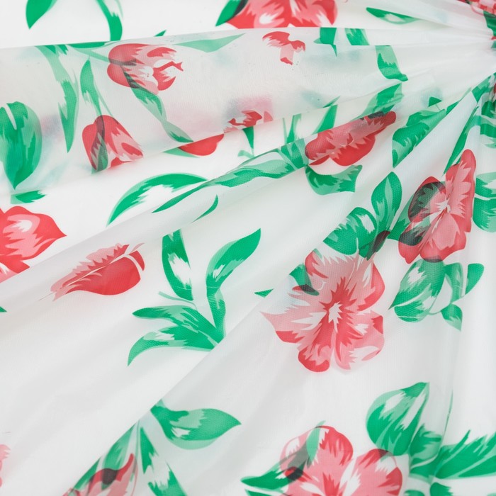 Скатерть для дачи Хозяюшка Гибискус 160×160 см