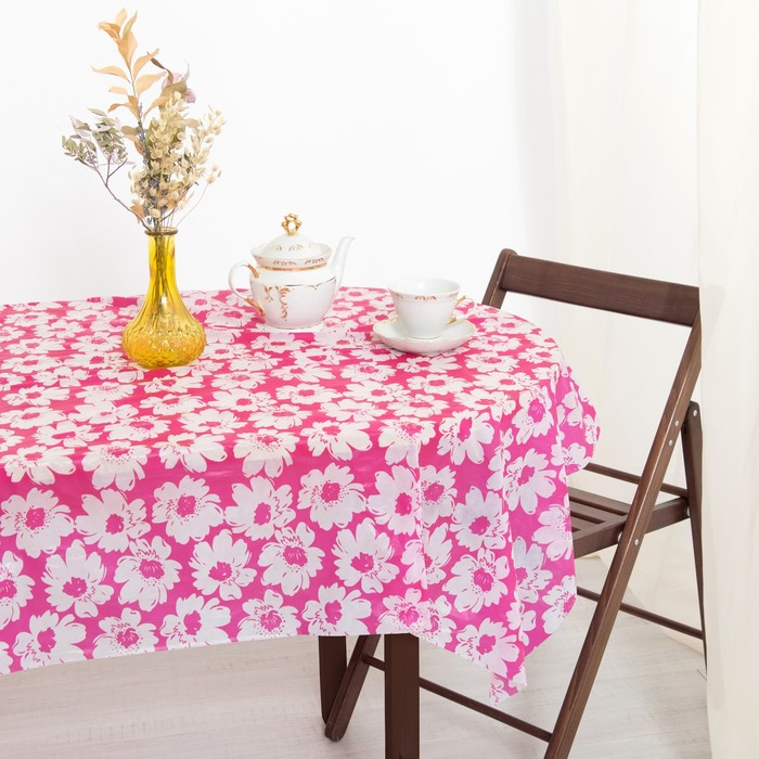 Скатерть для дачи Хозяюшка Магнолия 160×160 см