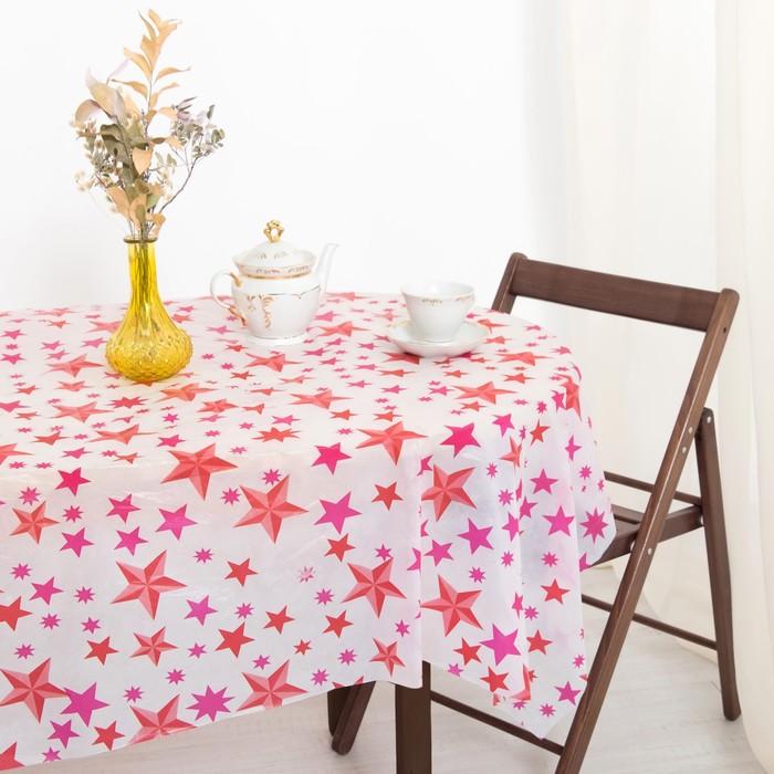 Скатерть для дачи Хозяюшка Звёзды 160×160 см