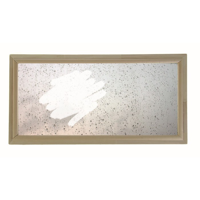 Окно глухое, 30х60 см, "Декор 1", двойной стеклопакет, "Добропаровъ"