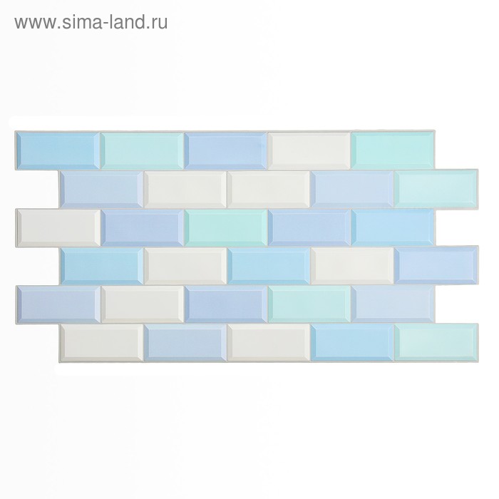 

Панель ПВХ Плитка Нюаж 484*966*0,3мм