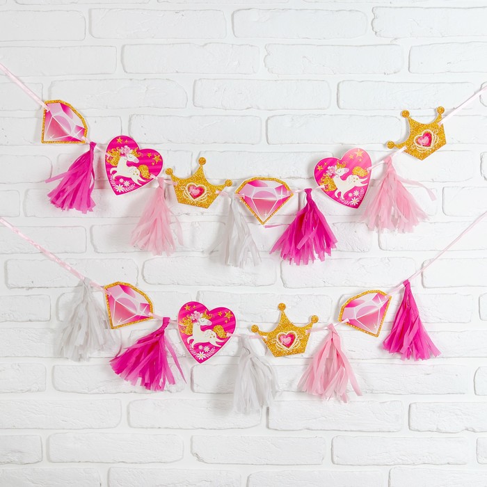 Гирлянда с тишью "Волшебный единорог", дл. 200 см