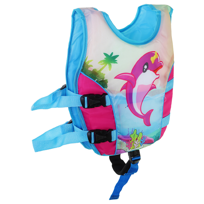 Жилет для плавания детский "Дельфин" разм. M (от 18-24 кг)