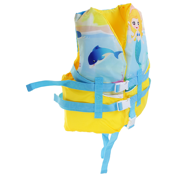 Жилет для плавания детский "Русалка" разм. M (от 18-24 кг)