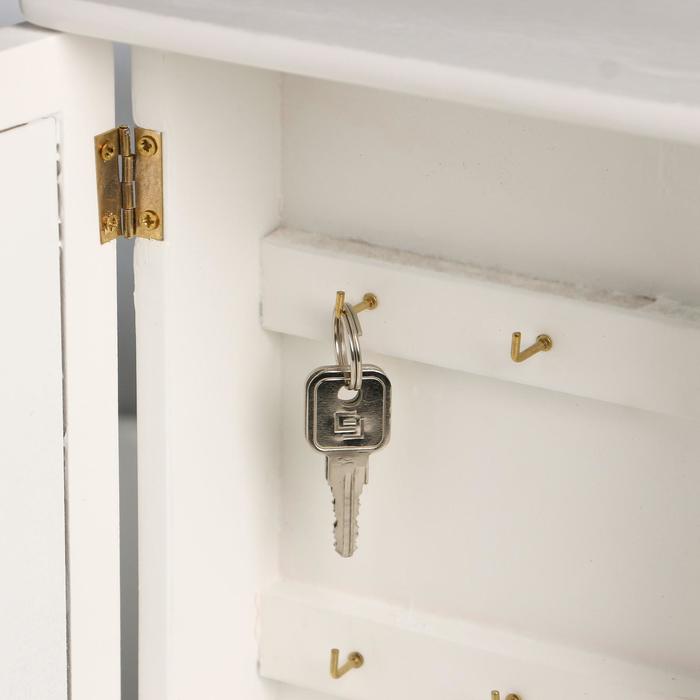 Ключница дерево 6 крючков "All you need is love" 24,5х18х7 см