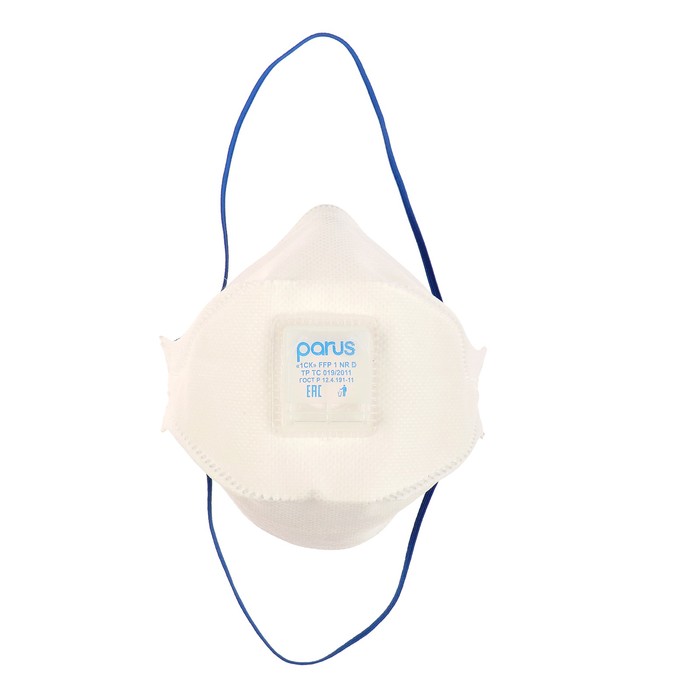 Респиратор Parus 1 СK, FFP1 до 4 ПДК, складной, с клапаном