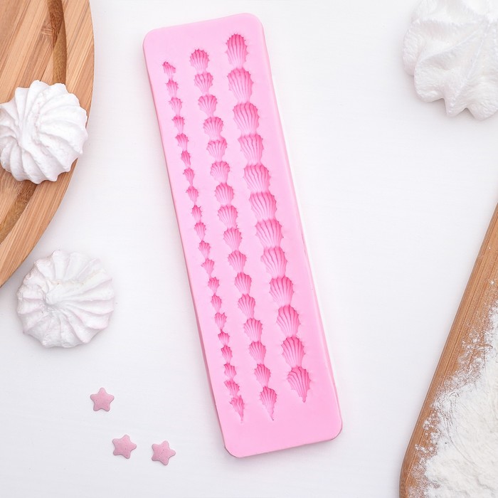 Молд 19х5,3х1,1 см "Ракушечный браслет"