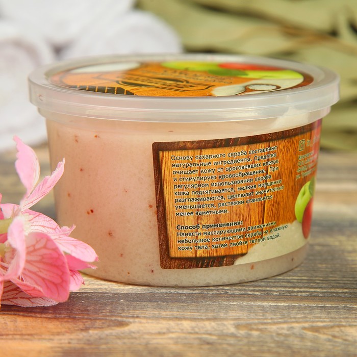 Сахарный скраб "Яблоко" Добропаровъ, 250мл