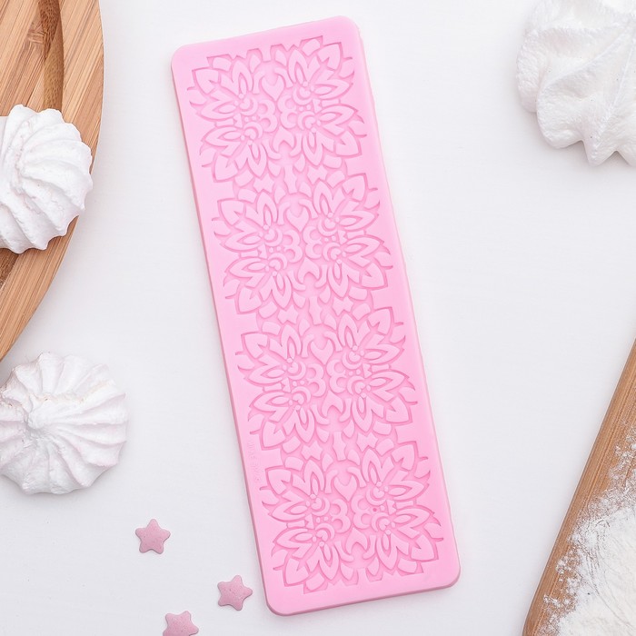 Коврик для айсинга 15,5х5х0,5 см "Крона"