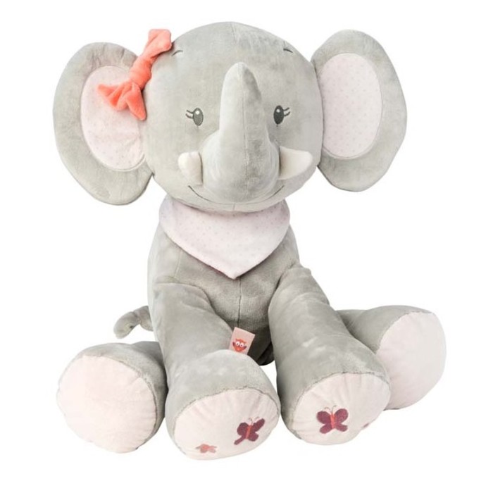 Игрушка мягкая Nattou Soft toy Adele & Valentine «Слоник» 75 см, 424028