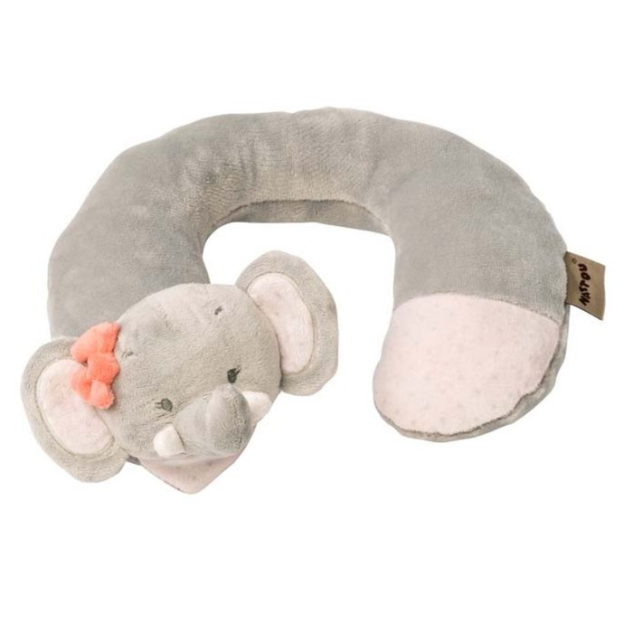 Подушка-подголовник Nattou Neck pillow Adele & Valentine «Слоник» 424387