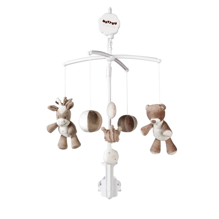 Мобиль Nattou Max, Noa & Tom «Собачка», «Лошадка», «Мишка» 777292