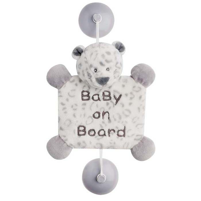 Игрушка-подвеска мягкая Nattou Знак Baby on board Loulou, Lea & Hippolyte «Леопард» 963442