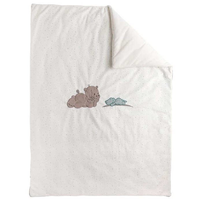 Плед Nattou Loulou, Lea &amp; Hippolyte «Панда», «Леопард» &amp; «Бегемот» 75 x 100 см, 963534