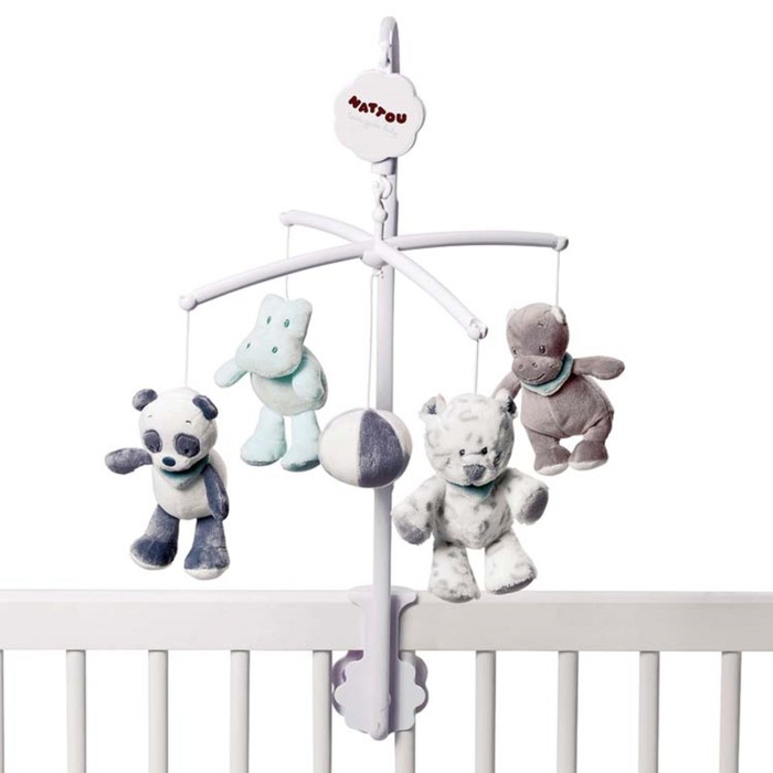 Мобиль Nattou Loulou, Lea & Hippolyte «Панда», «Леопард» & «Бегемот» 963312
