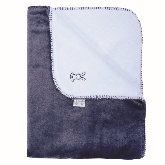Покрывало Nattou Supersoft  Lapidou «Кролик» navy blue-light blue 75 x 100 см, 878425