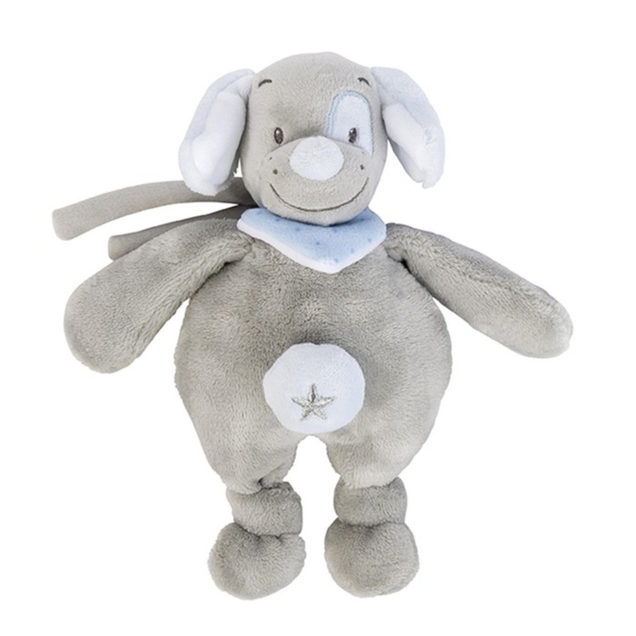 Игрушка мягкая Nattou Musical Soft toy MINI Sam & Toby «Собачка» музыкальная 604086