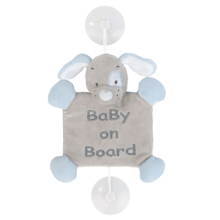 Игрушка-подвеска мягкая Nattou Знак Baby on board Sam & Toby «Собачка» 604352