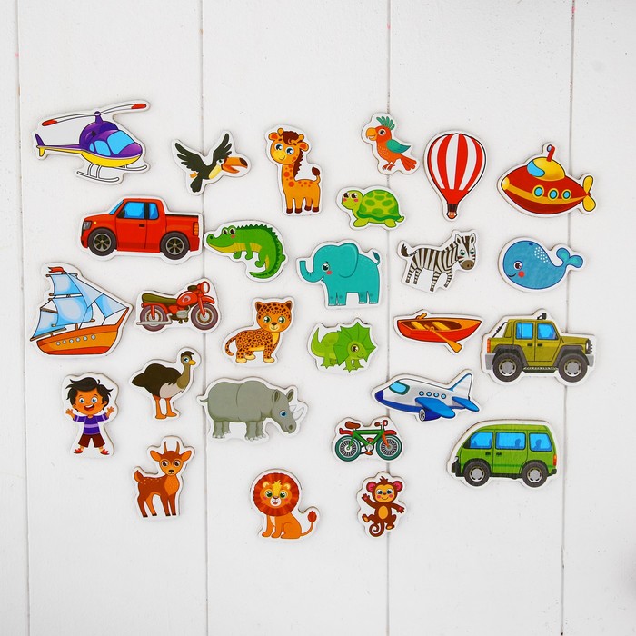 Магнитный конструктор-планшет "Сафари"