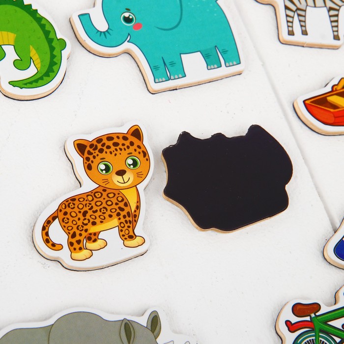 Магнитный конструктор-планшет "Сафари"