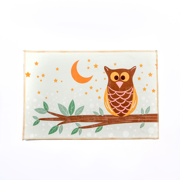 Коврик для дома "Совушка на ветке" 60х40 см