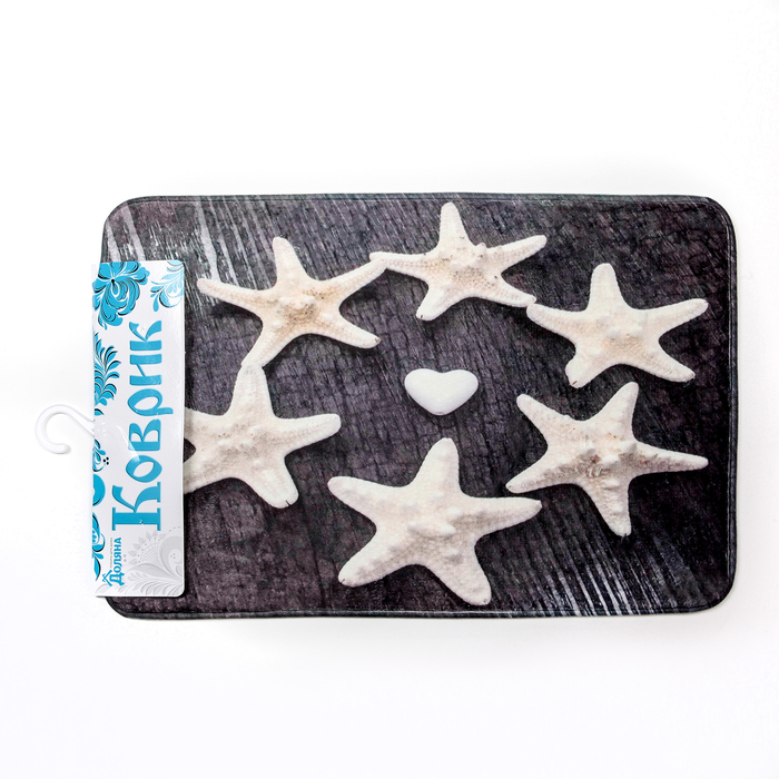 Коврик для ванны "Звезды" 40х60 см