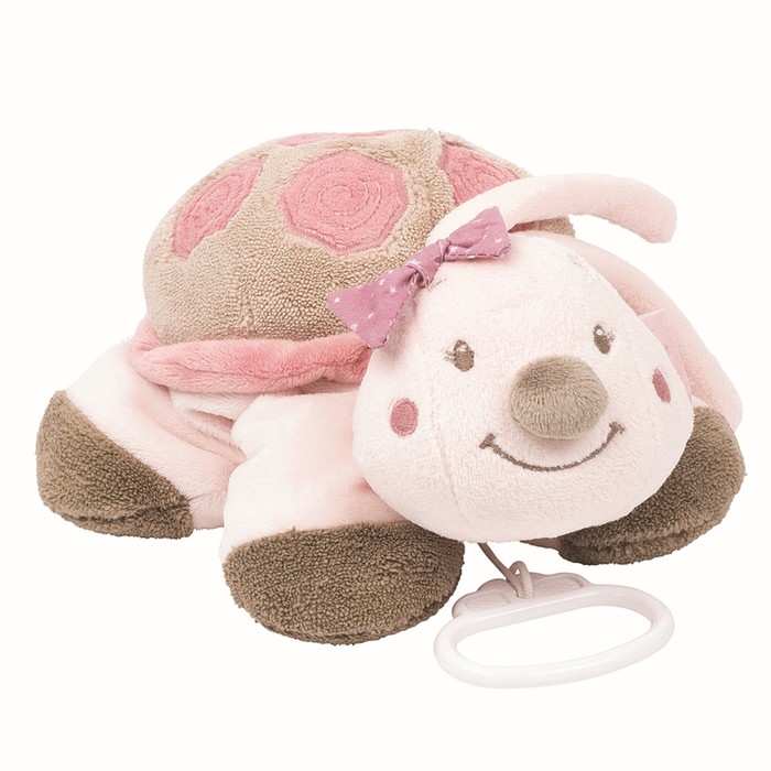 Игрушка мягкая Nattou Musical Soft toy Nina, Jade & Lili Черепашка музыкальная 987073