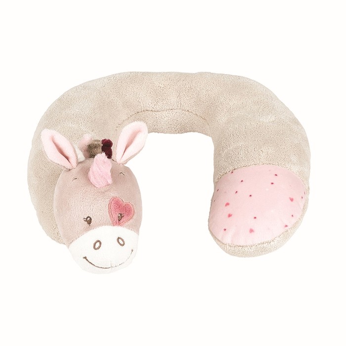 Подушка-подголовник Nattou Neck pillow Nina, Jade & Lili «Единорог» 987400
