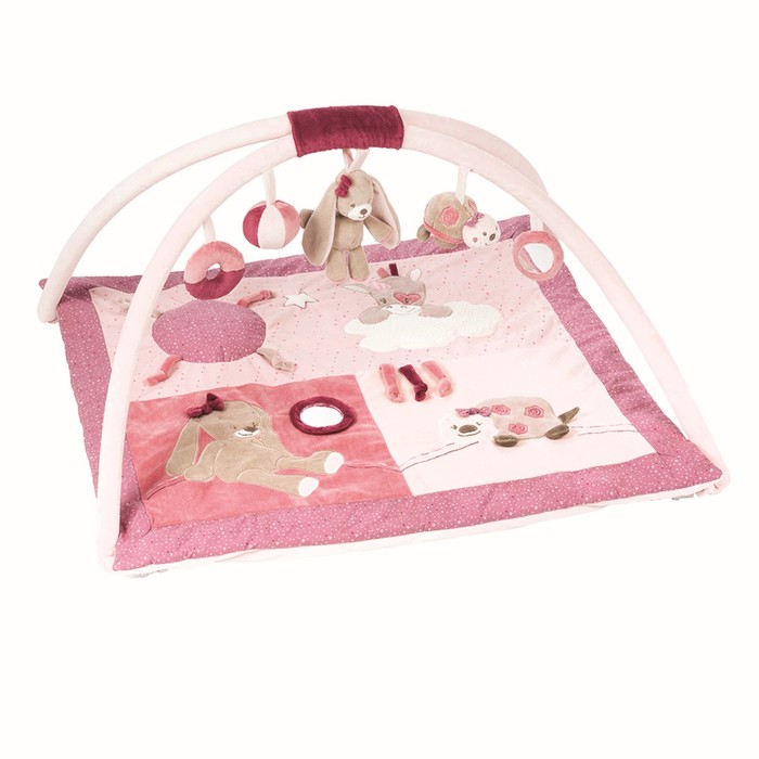 Развивающий коврик Nattou Nina, Jade & Lili «Кролик», «Единорог», Черепашка 987264