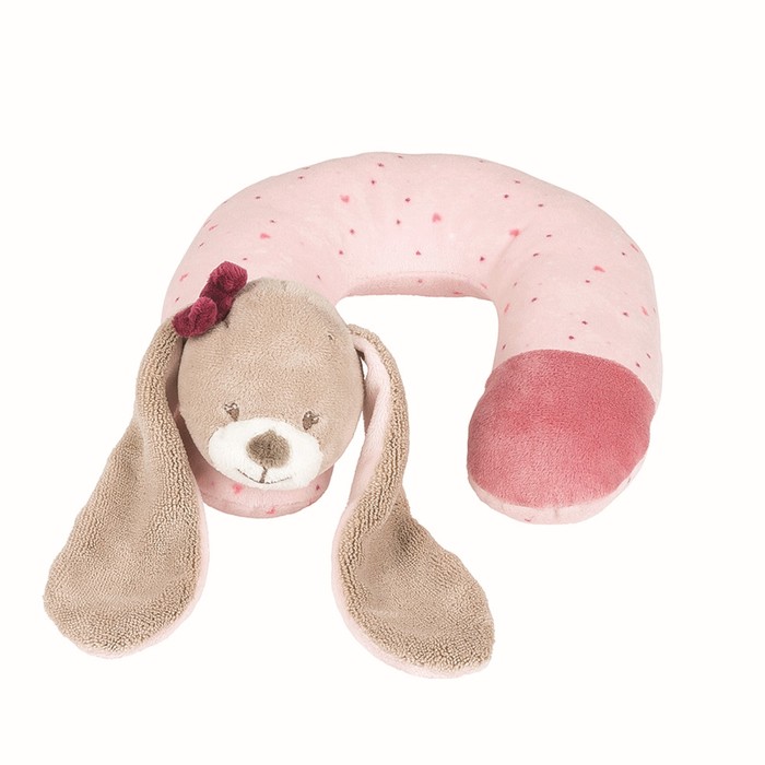 Подушка-подголовник Nattou Neck pillow Nina, Jade & Lili «Кролик» 987394