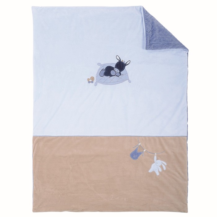 Плед Nattou Alex &amp; Bibou «Ослик» и «Кролик» 100 x 135 см,  321433