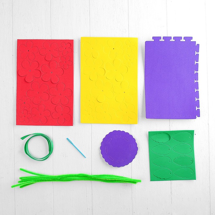 Набор для создания букета в горшочке из EVA №8