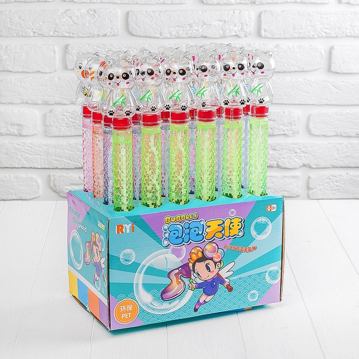 Мыльные пузыри "Зверята", прозрачные, МИКС