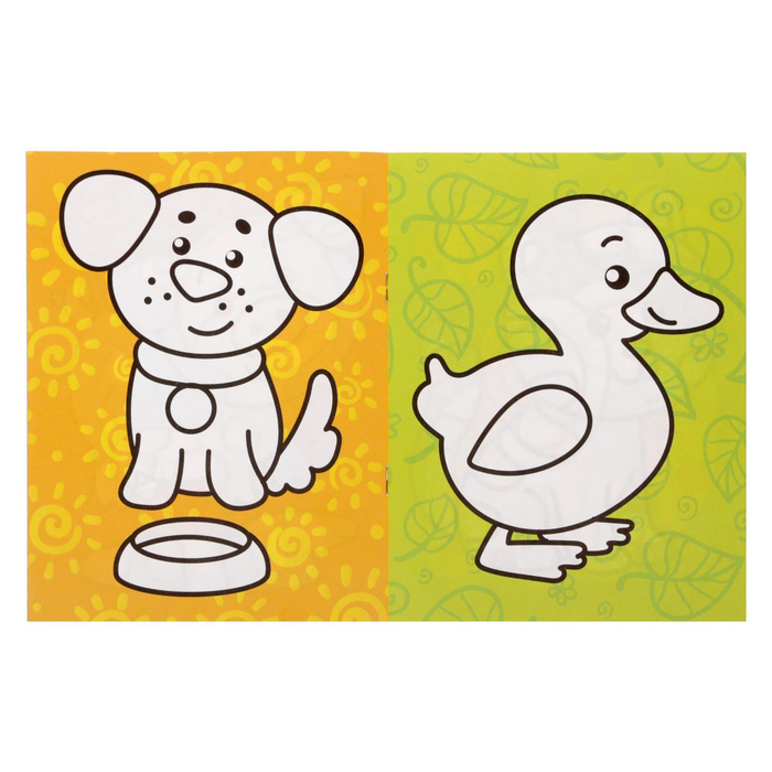 Набор детских раскрасок 8 шт 12 стр.