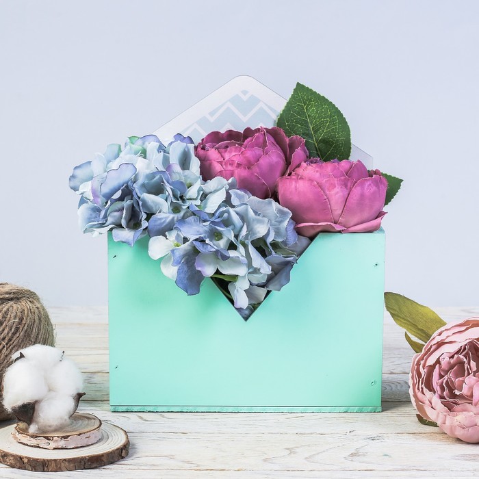 Кашпо-конверт, зиг-заг, 22 × 18 × 8 см