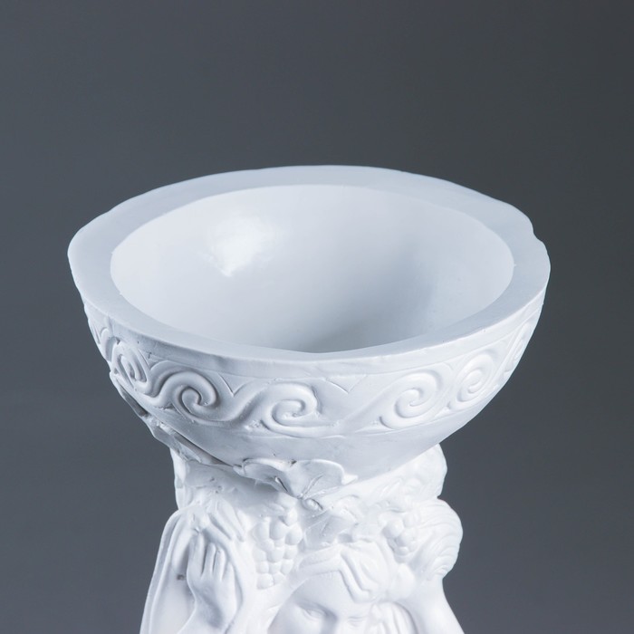 Фигурное кашпо "Адам и Ева" белый