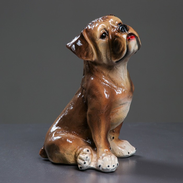 Копилка "Бульдог сидя" 19х15х27см