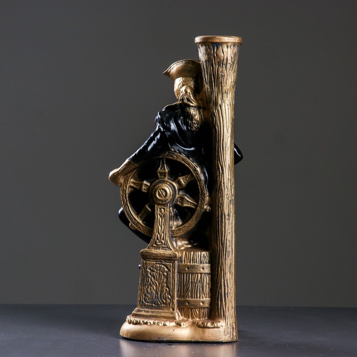 Фигура "Пиратка" 16х18х44см, бронза МИКС