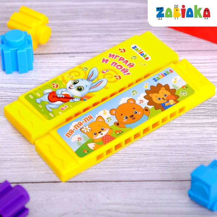 Музыкальная игрушка «Губная гармошка», набор 2шт, МИКС