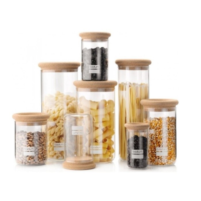 Банка для хранения Bodum Yohki 2 л, пробковая