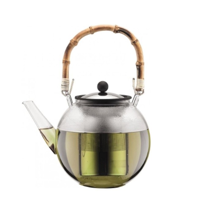 Чайник заварочный ASSAM 1 л, с бамбуковой ручкой