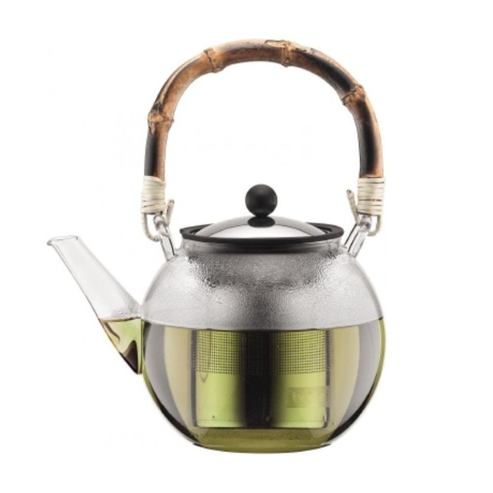 Чайник заварочный ASSAM 1.5 л, с бамбуковой ручкой